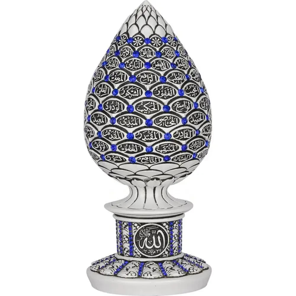 99 Names of Allah Ornament (Blue/White)