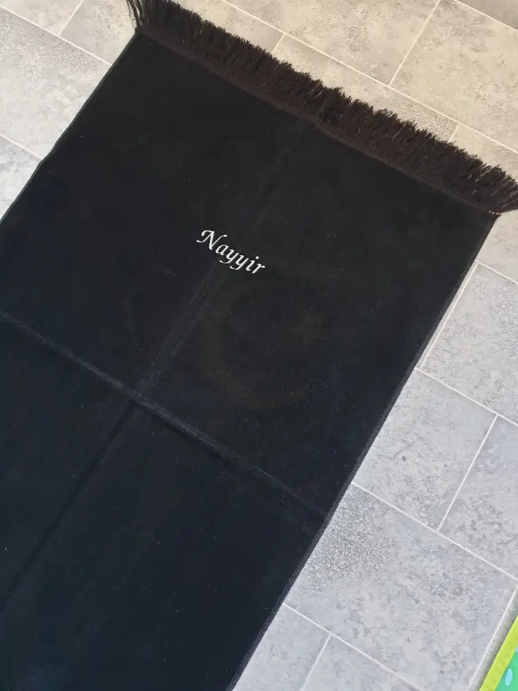 Adult Prayer Mat (Black)