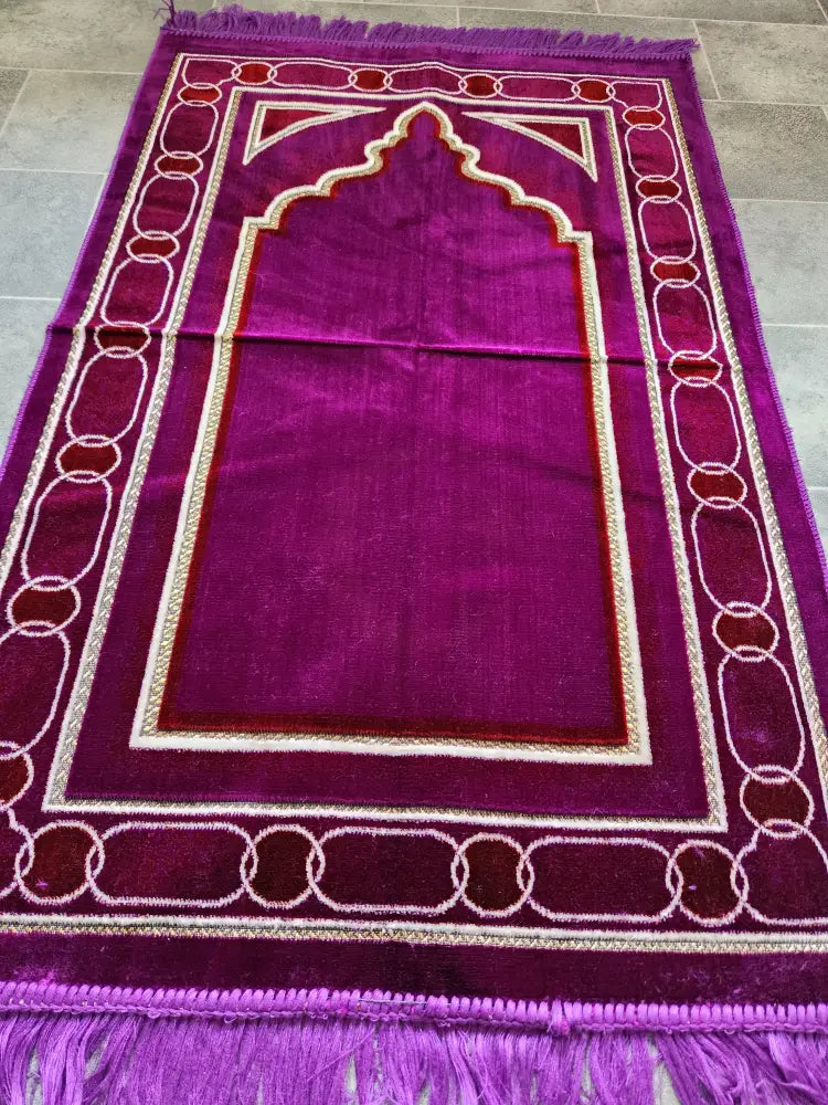 Adult Prayer Mat (Purple/Red)