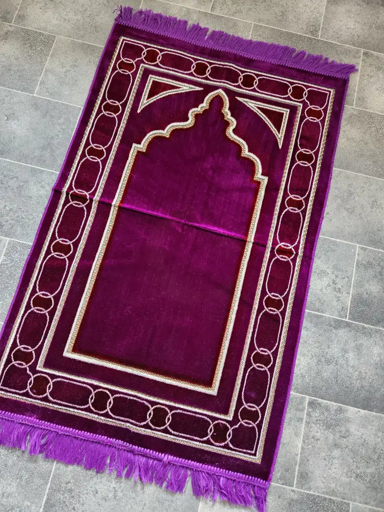 Adult Prayer Mat (Purple/Red)