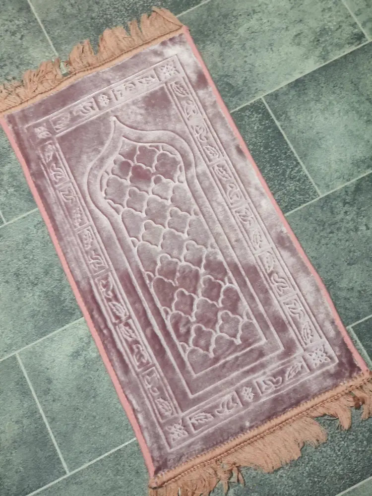 Personalised Small Baby/Toddler Prayer Mat - Padded (Pink)