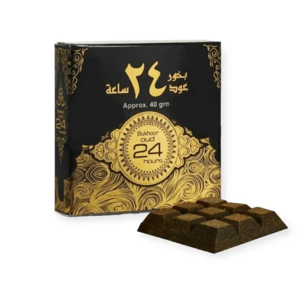 Bakhoor Oud 24 Hours 40g bar by Ard Al Zaafaran