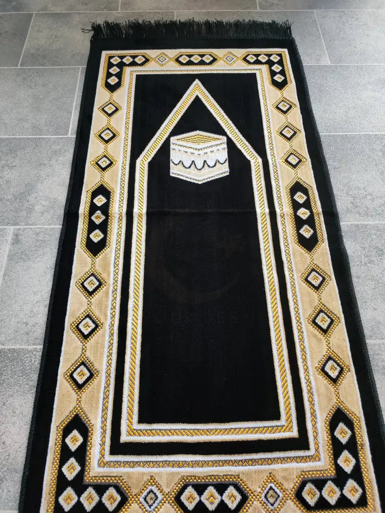 Personalised Kids Prayer Mat (Black)