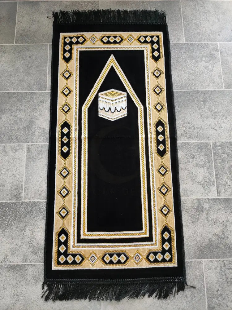 Personalised Kids Prayer Mat (Black)