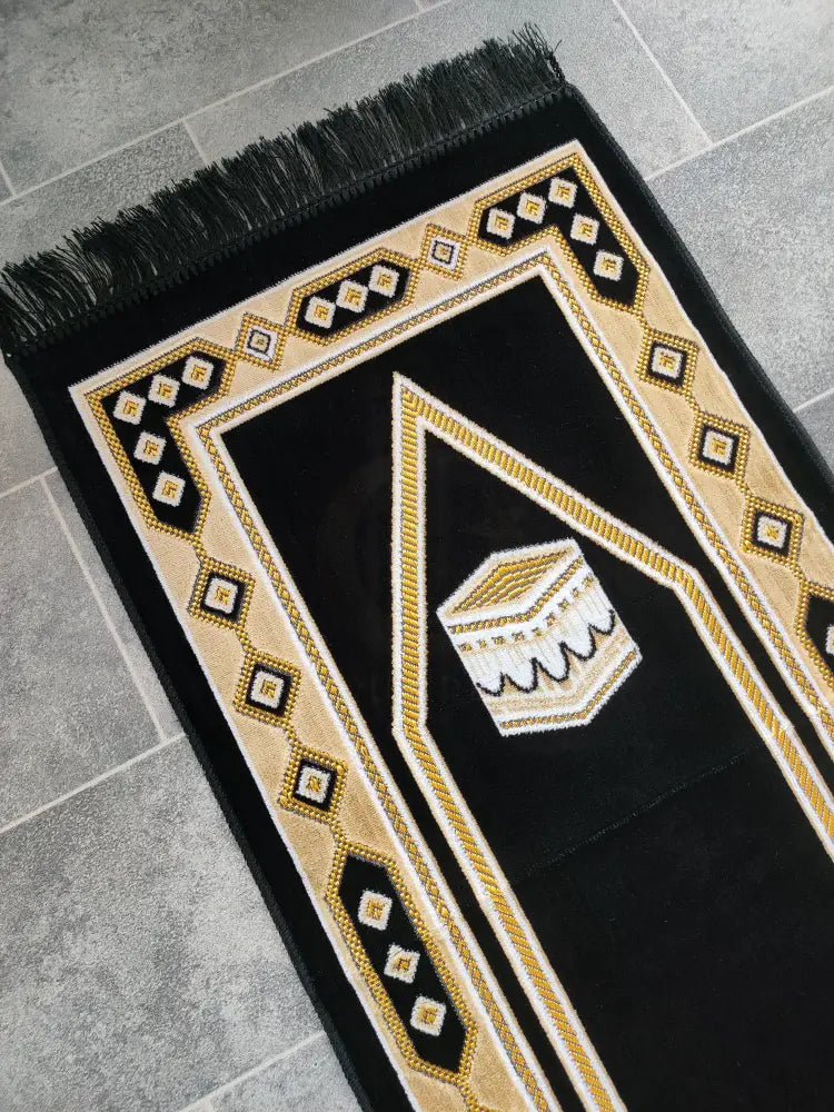 Personalised Kids Prayer Mat (Black)