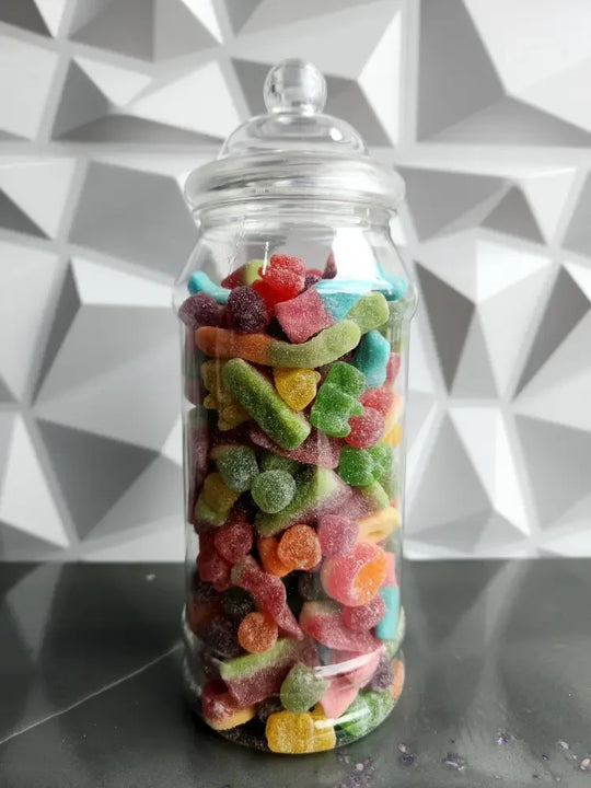 Mixed Fizzy Sweets - Large (970ml Jar)