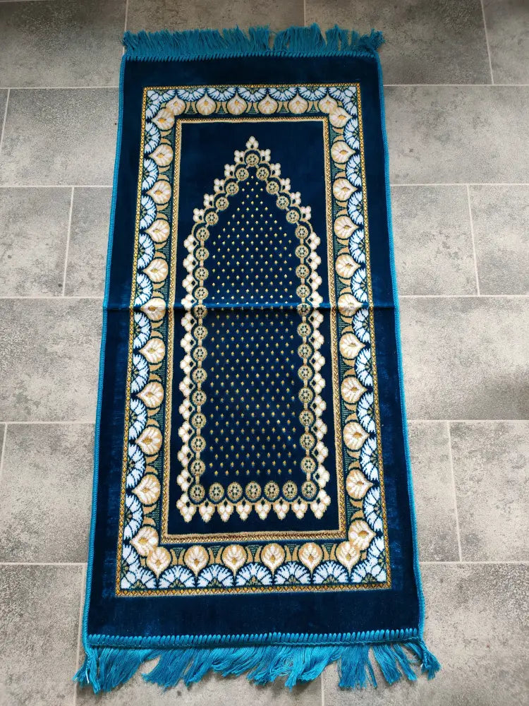 Personalised Kids Prayer Mat (Blue)