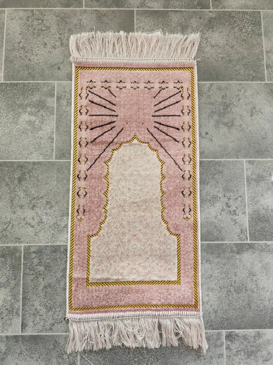 Personalised Small Baby/Toddler Prayer Mat (Pink)