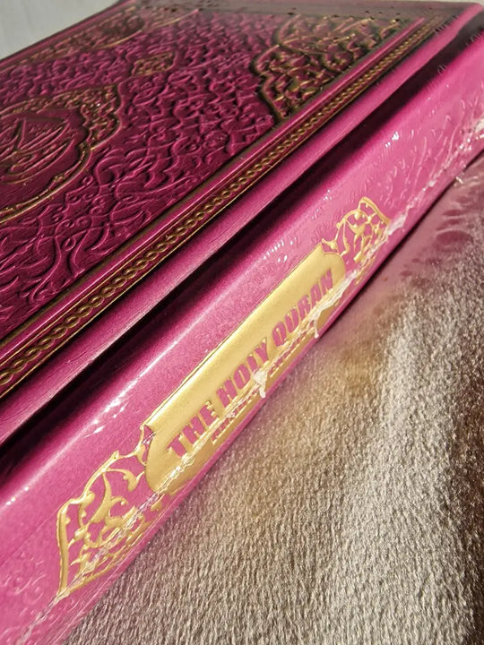 The Holy Quran With English Translation - Dark Pink