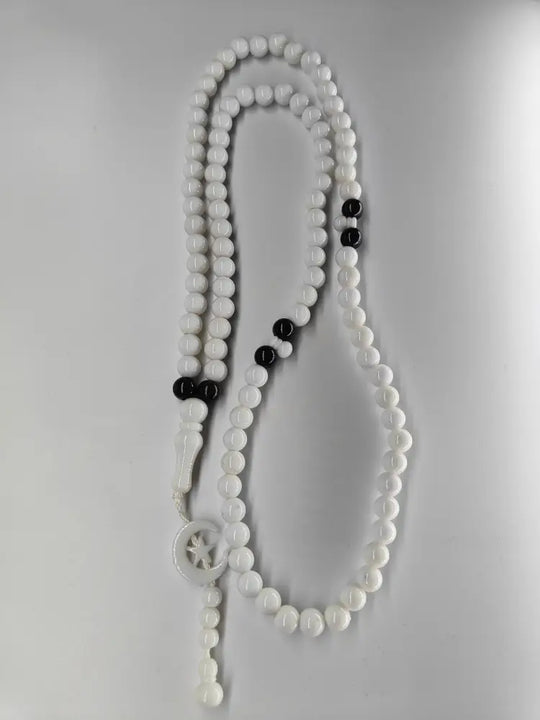 White Tasbeeh 99 Beads